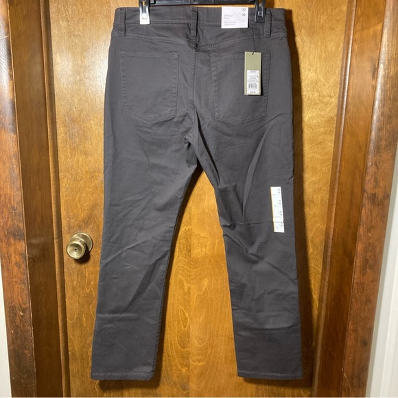 Goodfellow NWT Men’s 32x30 Slim Fit Stretch Denim Jeans Dark Gray 5 Pocket - Picture 2 of 6